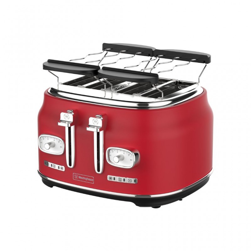 Westinghouse WKTTB809RD Red 4 Slice Toaster