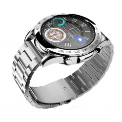 Hifuture Go Pro Smartwatch Silver Swiss-style Stainless Steel