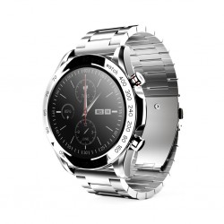 Hifuture Go Pro Smartwatch Silver Swiss-style Stainless Steel