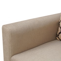 Olwen Sofa Corner LHF 2S & RHF 3S & Ottoman Beige W/Brown