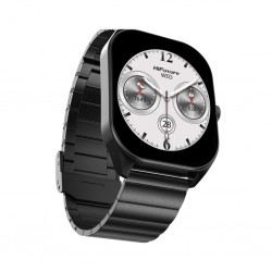 Hifuture Apex Smartwatch Black Business Stainless Steel