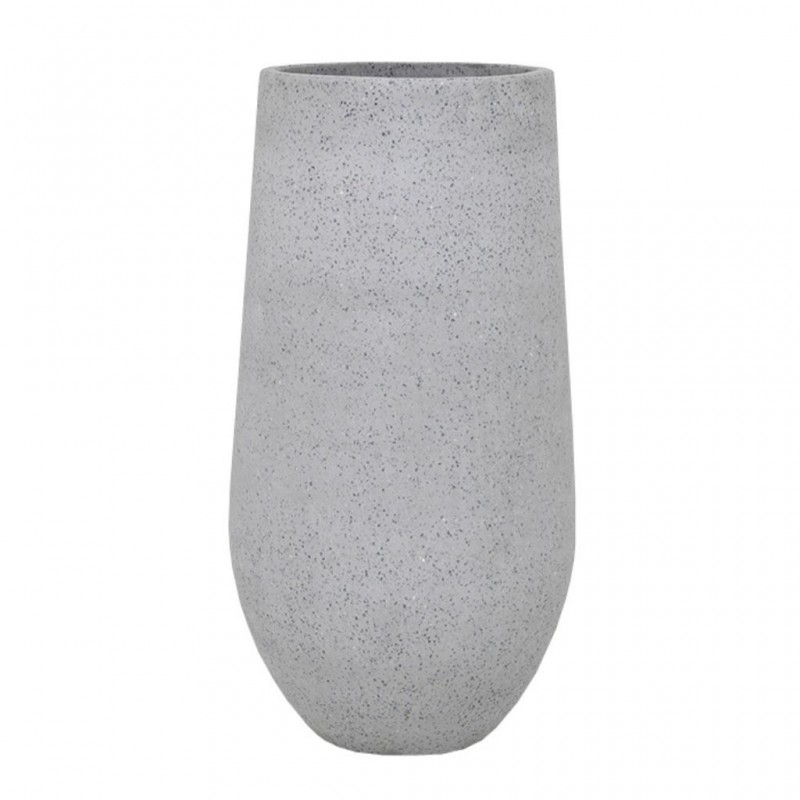 Govuva Pot Grey Terrazzo Cement