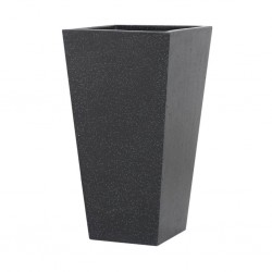 Data S Pot Black Terrazzo Cement