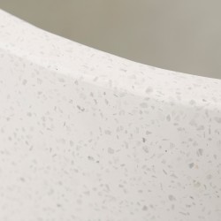 Buse Xl Pot White Terrazzo Cement