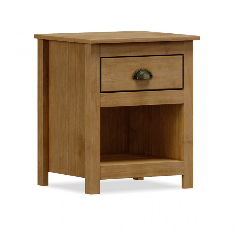 Topazio Night Table 1 Drawer Freijo/Solid Wood