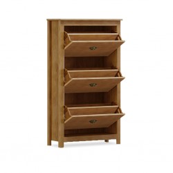 Topazio Shoe Cabinet Freijo/Solid Wood