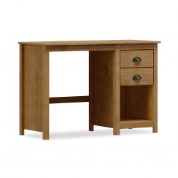 Topazio Desk With 2 Drawers Freijo/Solid Wood