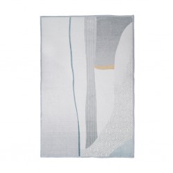 Rugs 160-230 cm Light Beige & Blue