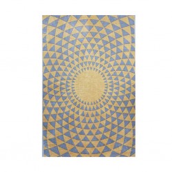 Rugs 160-230 cm Yellow & Pale Blue