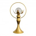 Glass Ball Gold Table Decor Metal L