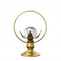 Glass Ball Gold Table Decor Metal S