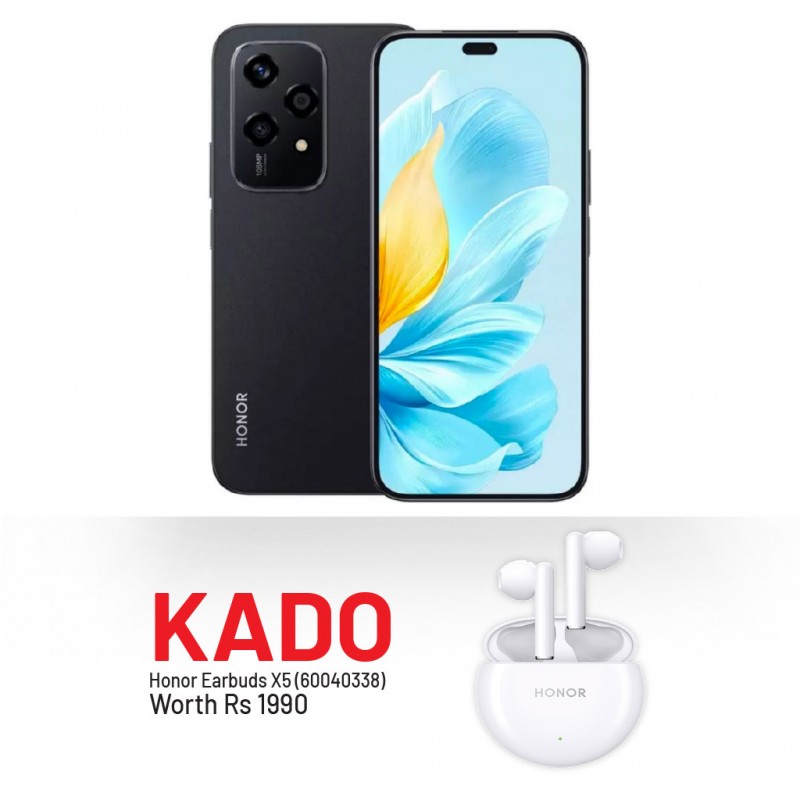 Honor 200 Lite Midnight Black & Free Honor Earbuds X5