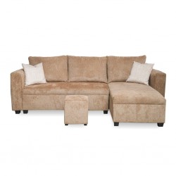 Conrad Sofa Corner W/RHF Chaise L.Brown Col