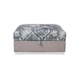 Belluti 3+2 & Ottoman in Beige Col fabric