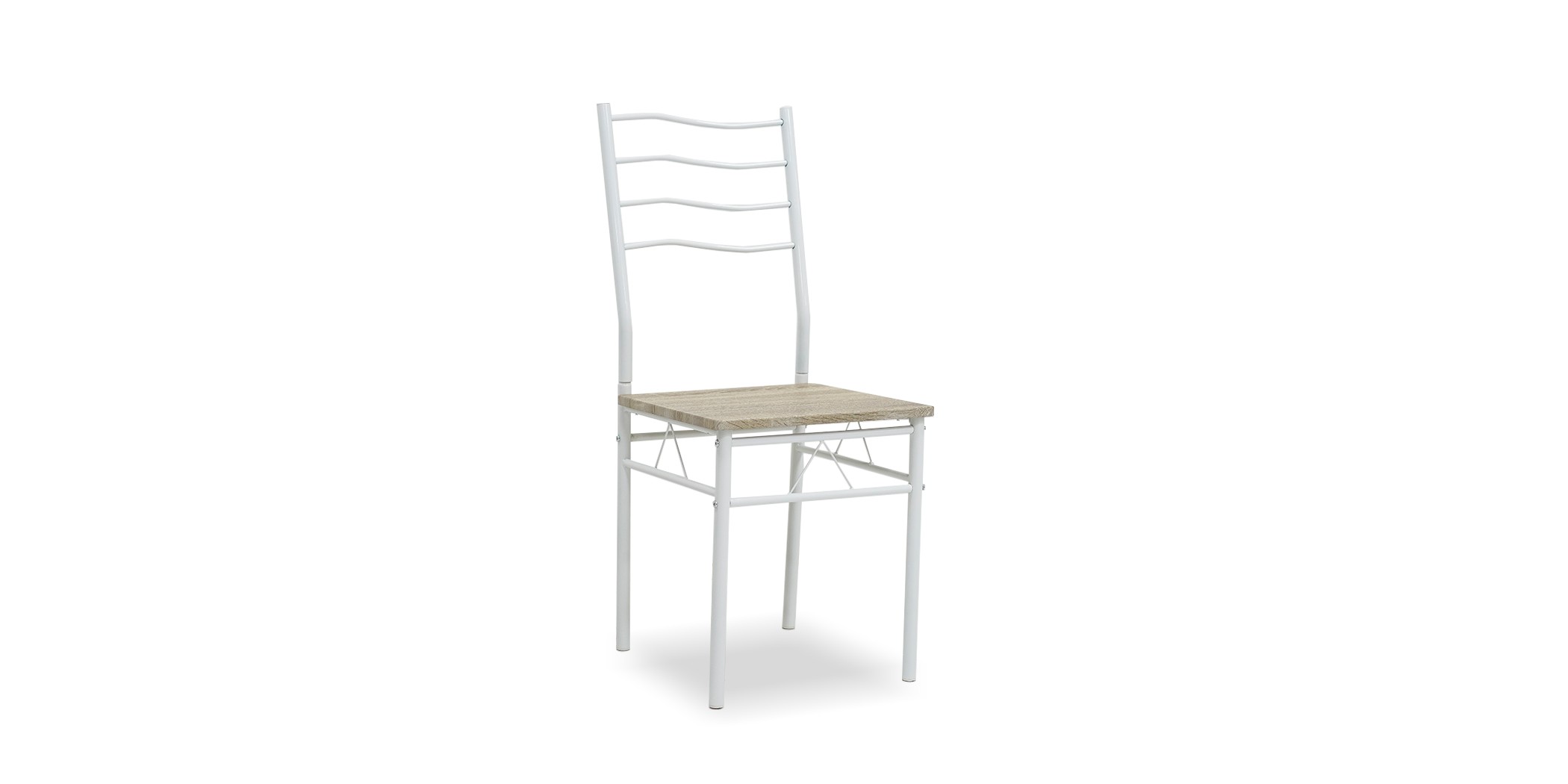 Yakon Table and 4 Chairs Metal/MDF