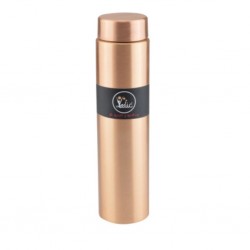 Dr Vedic DRV006 750ml Matt Finish Slim Copper Bottle "O"