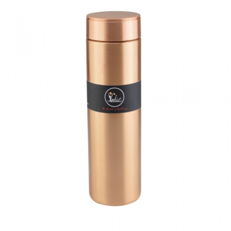 Dr Vedic DRV001 Matt Finish 1050ml Sleek Copper Bottle "O"