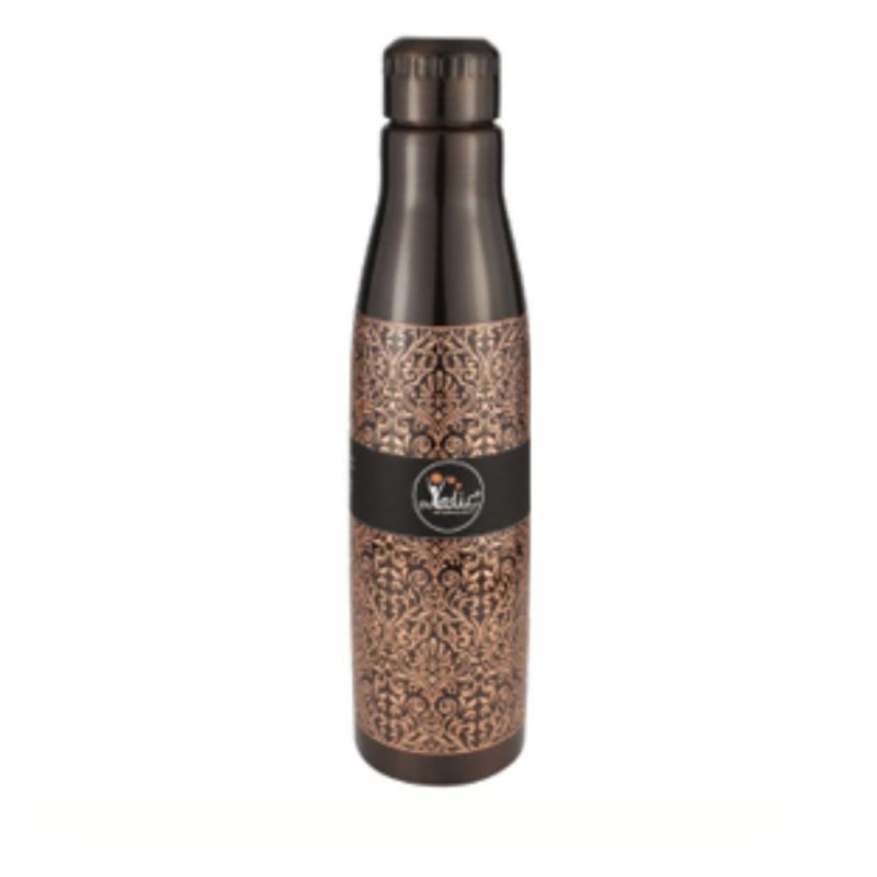 Dr Vedic DRV046 1000ml Yoga Copper Bottle "O"