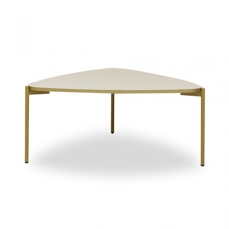 Isa Triangular Coffee Table Off White