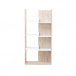 Wonderland Bookshelf Laguna Wood & White