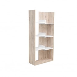 Wonderland Bookshelf Laguna Wood & White