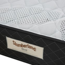 Slumberland Dallas Supreme 137x190 cm Firm White Grey