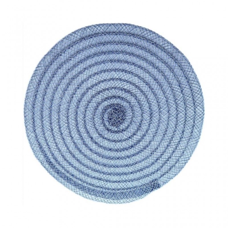 Plate Mat Rond Blue