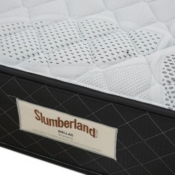 Slumberland Dallas Supreme 90x190 cm Firm White Grey