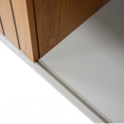 Olimpic Low TV Cabinet With Sliding Drs & Casters