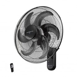 Air Monster W1860R MG 18" Oscillating Silence Wall Fan With Remote Control 6-Wing Blade