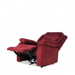 Carole Single Recliner Cranberry Col