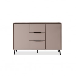 Arona Sideboard 2 Doors And 3 Drawers Sand & Black