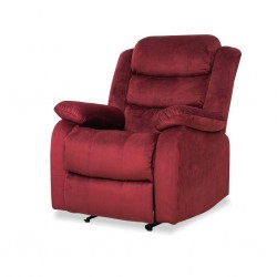 Carole Single Recliner Cranberry Col