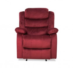 Carole Single Recliner Cranberry Col