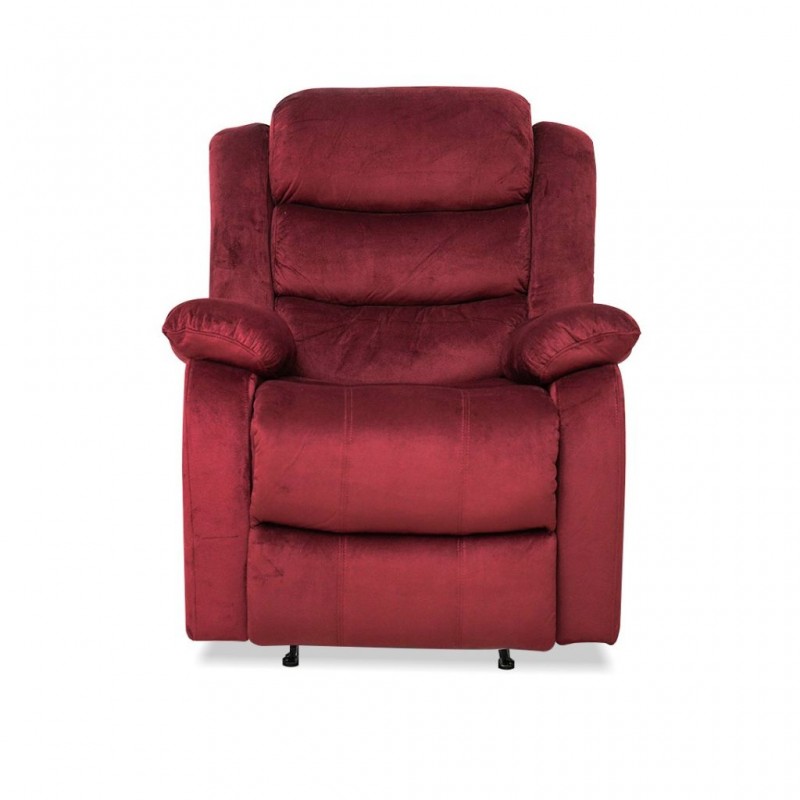 Carole Single Recliner Cranberry Col