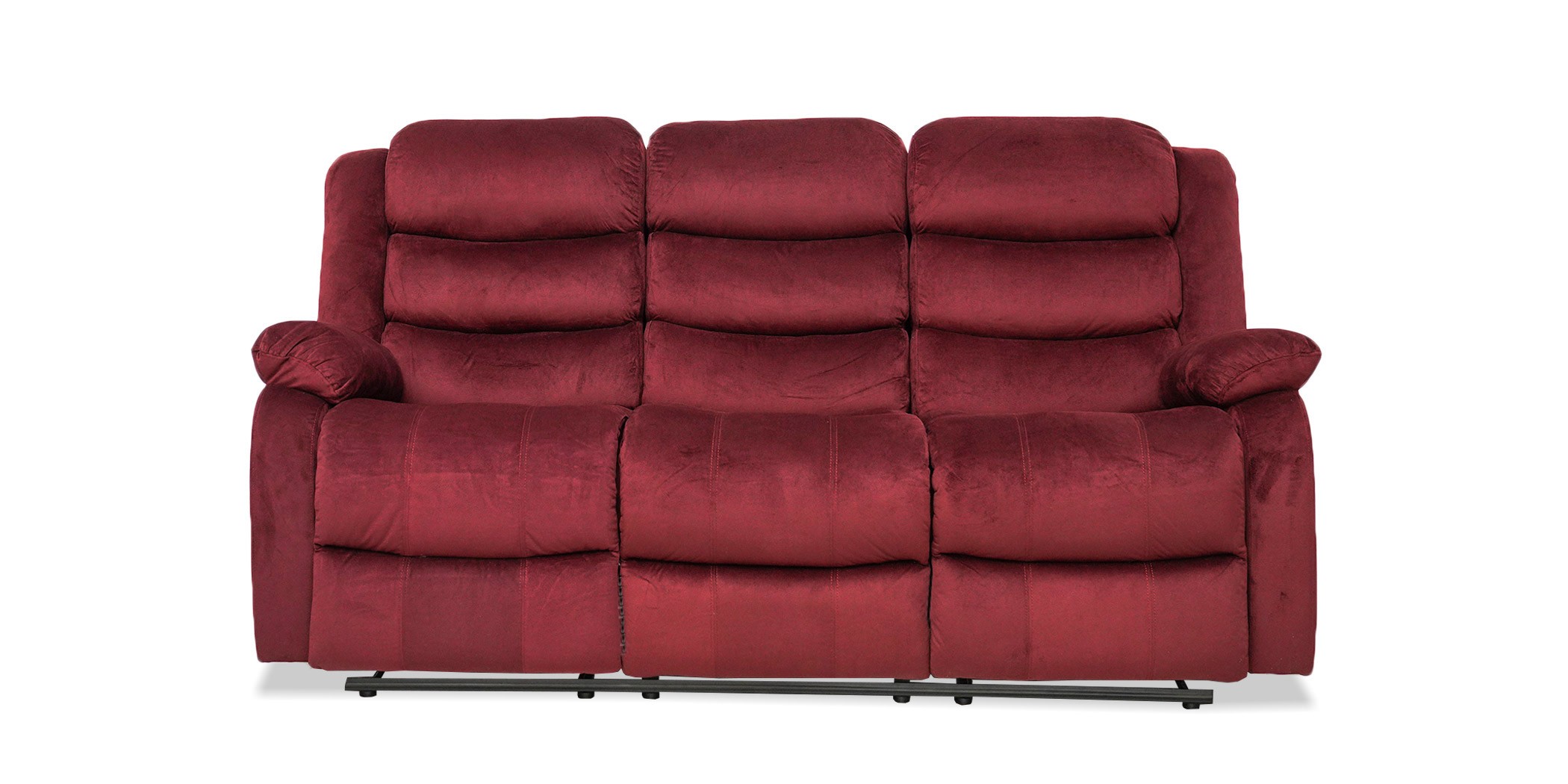 Carole Recliner Sofa 3+2 Cranberry Fab