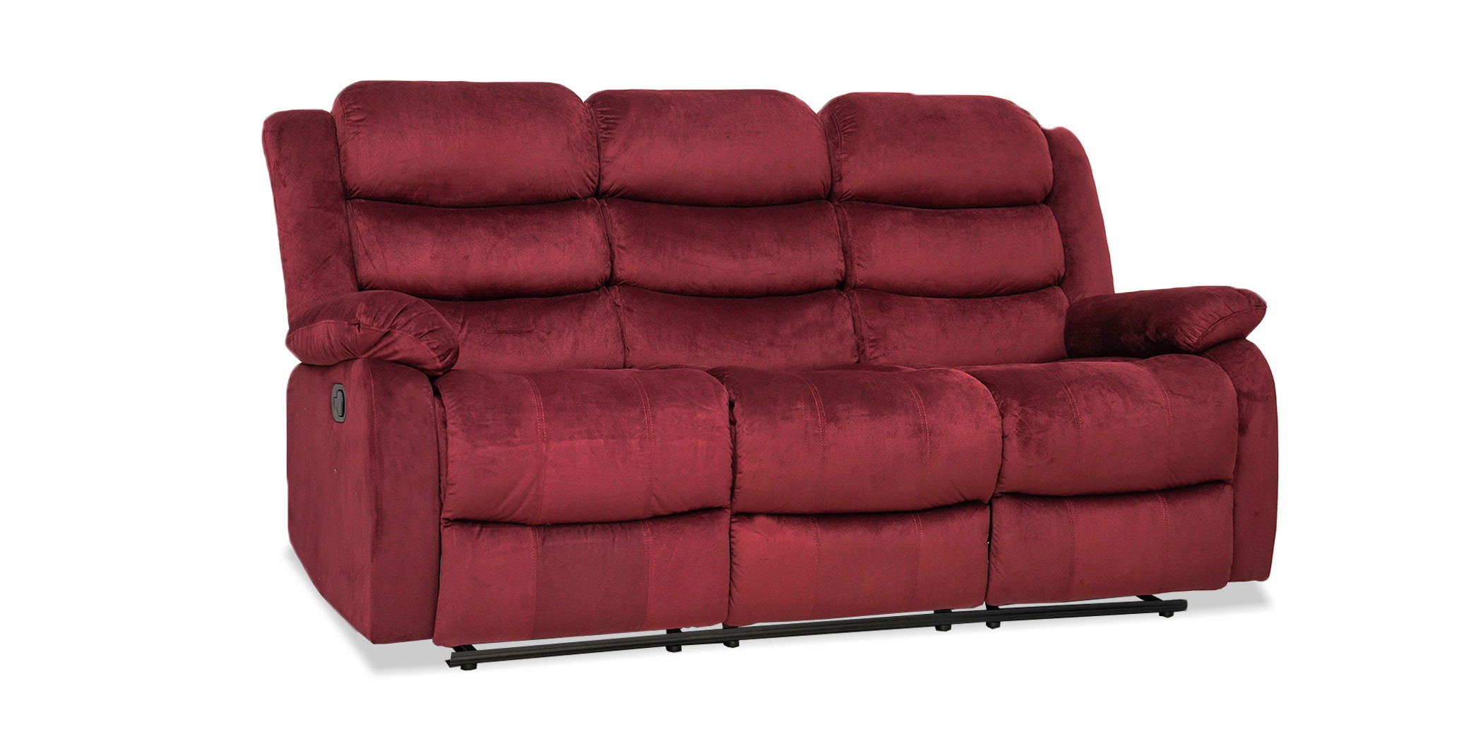 Carole Recliner Sofa 3+2 Cranberry Fab