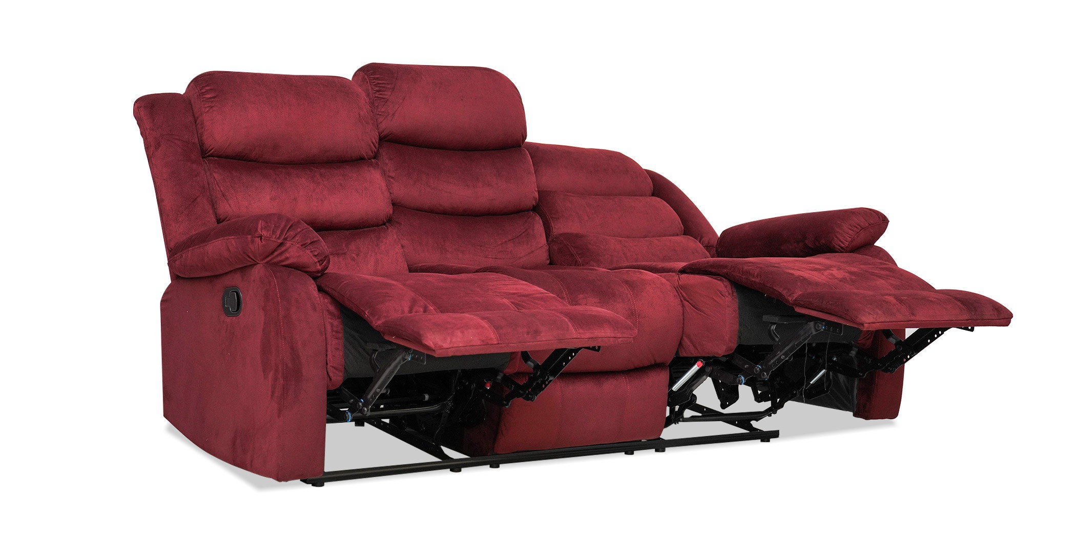 Carole Recliner Sofa 3+2 Cranberry Fab