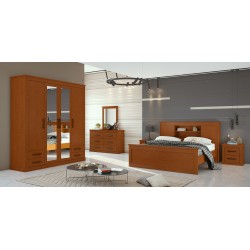 Rustic Bedroom Set 180x200 cm Frassino Color