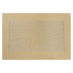 Plate Mat Square Yellow