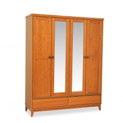 Prata Wardrobe 4 Doors And 2 Drawers Freijo/S