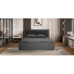 Elegancia Bed 180x200 cm Dark Shadow & Ash Shadow