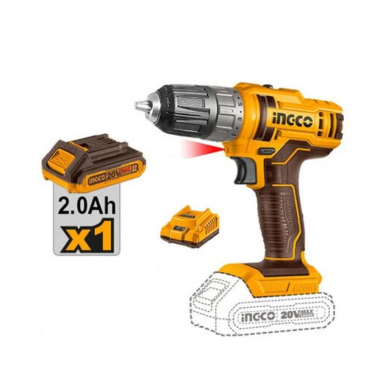 Ingco Cdli200518 Lithium-Ion Cordless Drill