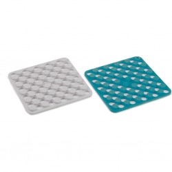 Joseph Joseph Duo 20214-JJ Dark Opal/Stone Silicone Trivets "O"