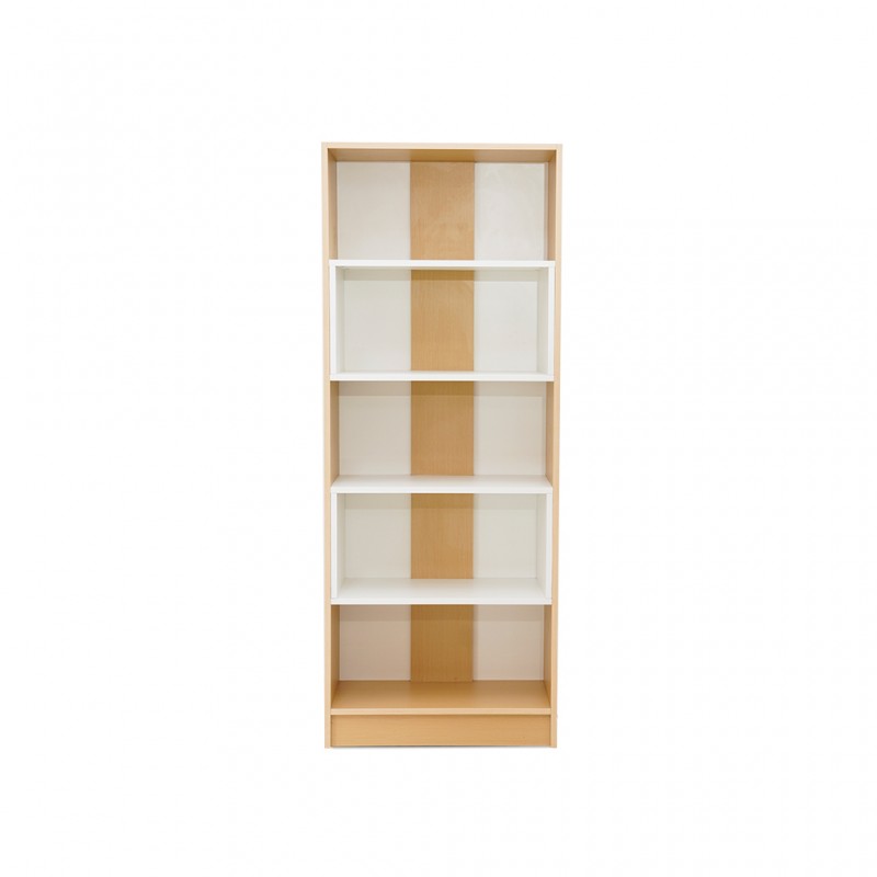 Casablanca Bookshelf White & Golden Oak