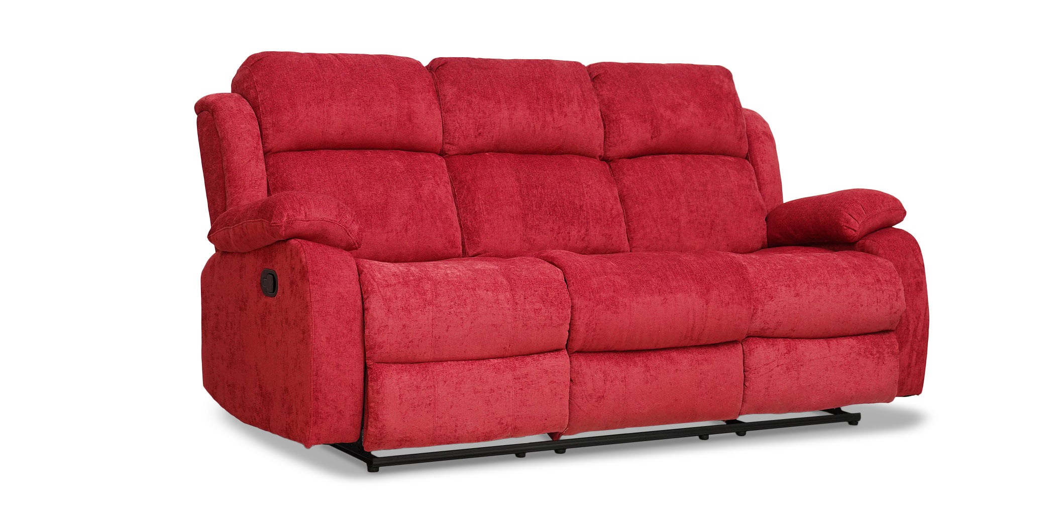 Sabella Recliner Sofa 3+2 Cranberry Col Fabric