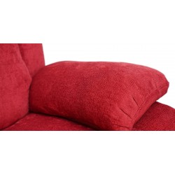 Sabella Recliner Sofa 3+2 Cranberry Col Fabric