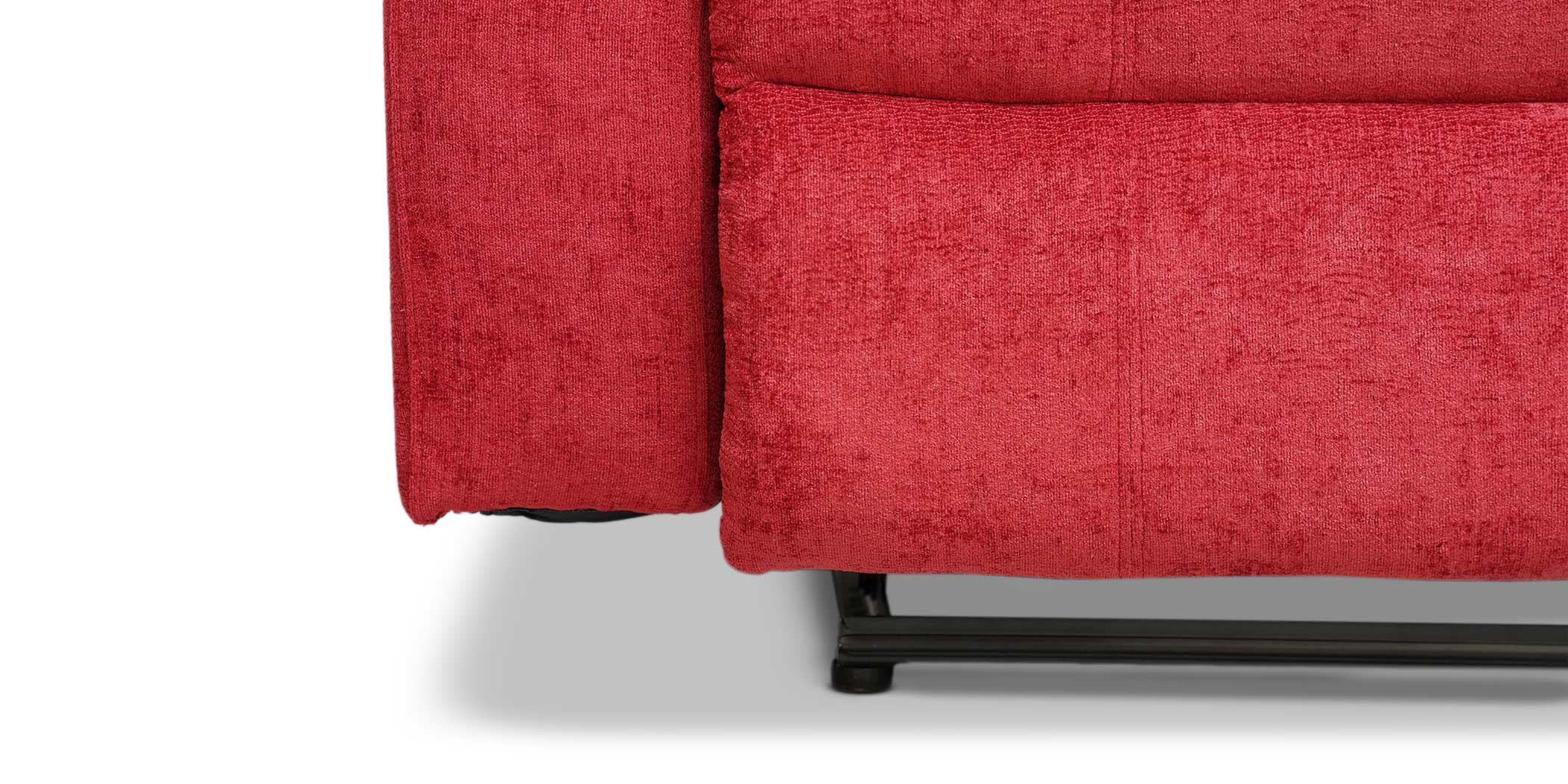 Sabella Recliner Sofa 3+2 Cranberry Col Fabric