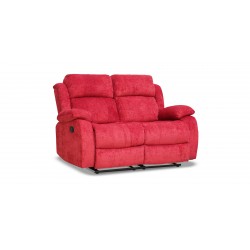 Sabella Recliner Sofa 3+2 Cranberry Col Fabric