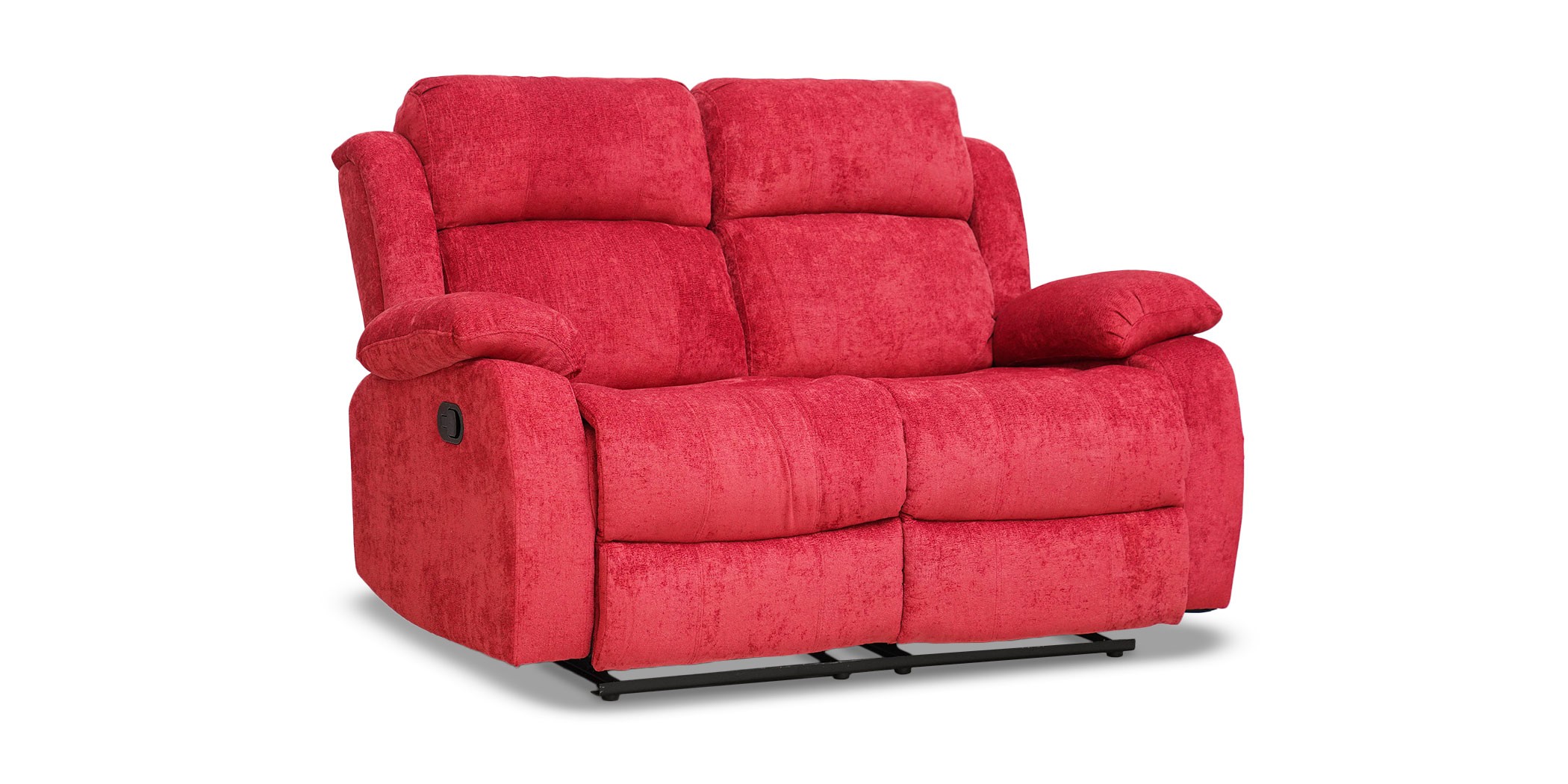 Sabella Recliner Sofa 3+2 Cranberry Col Fabric